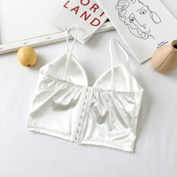 Śpiące biustonosze biustonosze Push-Up seksowna bielizna Top bezprzewodowy Top biustonosz seksowne kobiety seksowny pasek jedwabny gładki Plunge biustonosz Bralette 6